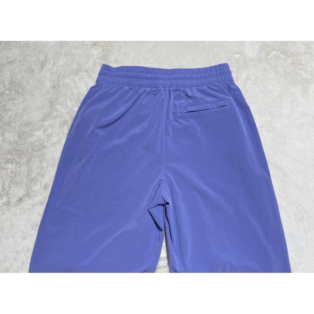 Athleta Crop Pants Womens Size 2 Arrival Purple Elastic Waist Drawstring Pull On - Picture 7 of 14
